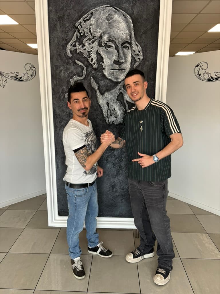 Matteo Trabucchi e Fabio Pili — Black Dollar Tattoo